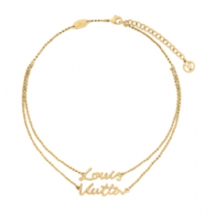 Louis Vuitton Women LV Script Necklace M03263