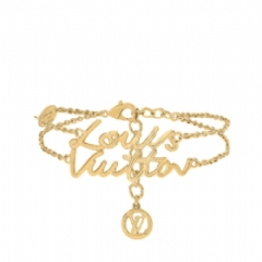 Louis Vuitton Women LV Script Bracelet M1860A