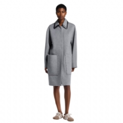 Louis Vuitton Women Removable Collar Double Face Coat 1AHZMU