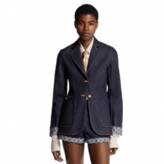 Louis Vuitton Women Denim Preppy Blazer 1AI144