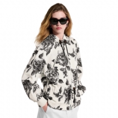 Louis Vuitton Women Floral Print Hooded Parka 1AHZV4