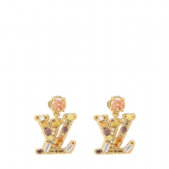Louis Vuitton Women Lady LV Earrings Golden M02644