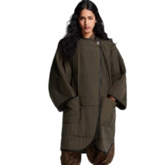 Louis Vuitton Women Quilted Toggle Detail Coat 1AHXSO