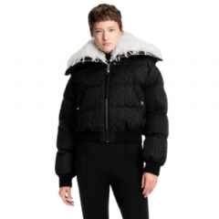 Louis Vuitton Women Feather Collar Puffer Jacket 1AIPHB