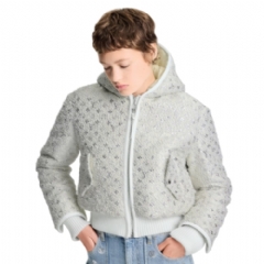 Louis Vuitton Women Monogram Tweed Cropped Jacket 1AIQRF