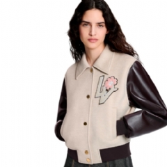 Louis Vuitton Women Noveau Signature Patch Varsity Jacket 1AJGU3