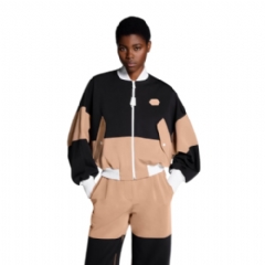 Louis Vuitton Women Color-Blocked Bomber Jacket 1AIOYR