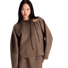 Louis Vuitton Women Lace Tie Balloon Sleeve Jacket 1AJE65