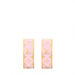 Louis Vuitton Women Nanogram Enamel Earrings Pink M01831