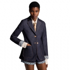 Louis Vuitton Women Denim Preppy Blazer 1AI144