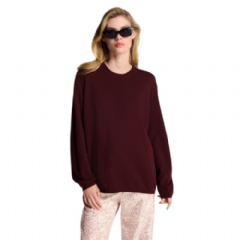 Louis Vuitton Women Seamless Cashmere Pullover Bordeaux 1AHYX0