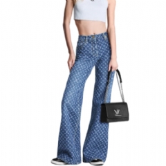 Louis Vuitton Women Monogram Flared Jeans 1AHENR