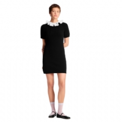 Louis Vuitton Women Ruffle Collar Knit Dress 1AJFUI