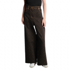 Louis Vuitton Women Monogram Straight-Cut Jeans 1AJDQP