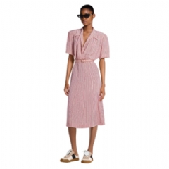 Louis Vuitton Women Neverfull Stripes Shirt Dress 1AHXPS