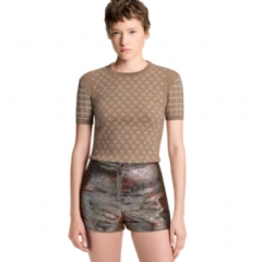 Louis Vuitton Women Monogram Honeycomb Knit Top 1AJEZW