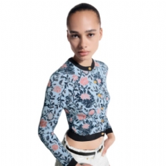 Louis Vuitton Women Floral Vine Cardigan 1AHIXW