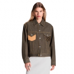 Louis Vuitton Women Speedy Patch Denim Jacket 1AJFQZ