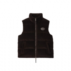 Burberry Men Corduroy Puffer Gilet Clove brown 81155681