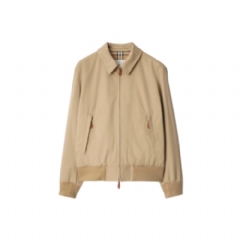 Burberry Men Gabardine Harrington Jacket Honey beige 81154541