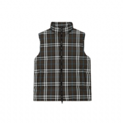 Burberry Men Check Puffer Gilet Snug brown 81216151