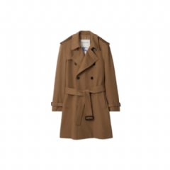 Burberry Men Mid-length Cashmere Trench Coat Camel 81154391