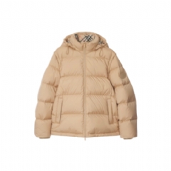 Burberry Men Detachable Sleeve Puffer Jacket Flax beige 81103631