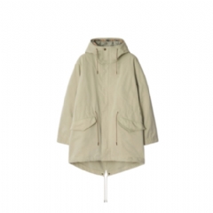 Burberry Men Detachable Warmer Nylon Blend Parka Hunter beige 81110921