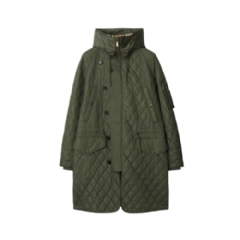 Burberry Men Reissued Quilted Nylon Parka Khaki green 81201711