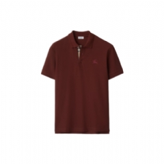 Burberry Men Cotton Polo Shirt Box red 81269181