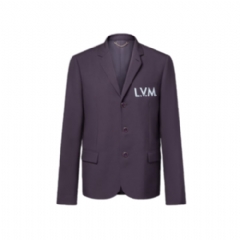 Louis Vuitton Men Embroidered Signature Single-Breasted Jacket 1AJVIA