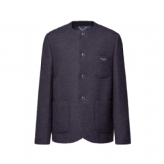 Louis Vuitton Men Collarless Bouclette Jacket 1AJUPW