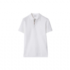 Burberry Men Cotton Polo Shirt White 80991661