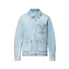 Louis Vuitton Men Workwear LV Denim Jacket 1AGTF6