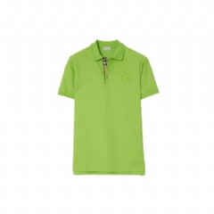 Burberry Men Cotton Polo Shirt Calyx green 81269191