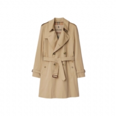 Burberry Men Mid-length Kensington Heritage Trench Coat Honey beige 81172311