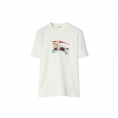 Burberry Men EKD Cotton T-shirt Chalk white 81150861