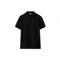Burberry Men Metal EKD Cotton Polo Shirt Black 81255241