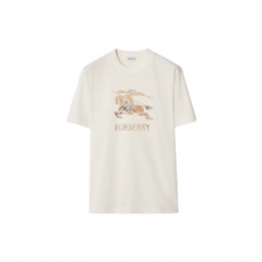 Burberry Men EKD Ombré Cotton T-shirt Chalk white 81190141