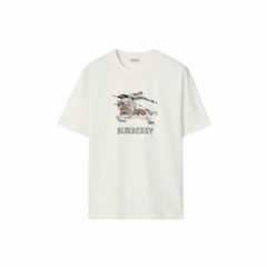 Burberry Men EKD Sketch Cotton T-shirt Chalk white 81210341
