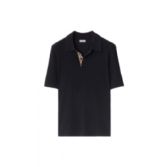Burberry Men Wool Polo Shirt Navy 81121591