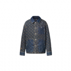 Louis Vuitton Men Embroidered Denim Blouson 1AILM4