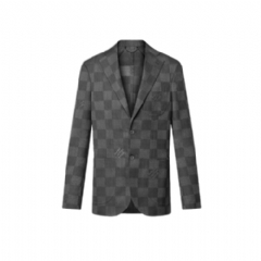 Louis Vuitton Men Wool Napolitana Jacket 1AFVZD
