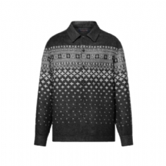 Louis Vuitton Men Silk, Cashmere And Wool-Blend Double-Face Jacquard Overshirt 1AGJNX