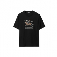 Burberry Men EKD Sketch Cotton T-shirt Black 81210331