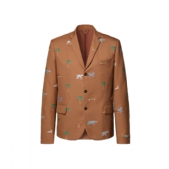 Louis Vuitton Men LV x The Darjeeling Limited Single-Breasted Jacket 1AJVIS
