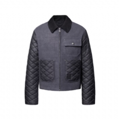 Louis Vuitton Men Mix Leather Workwear Blouson 1AIM35