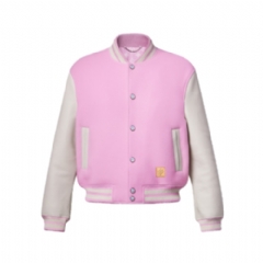 Louis Vuitton Men Signature Leather Varsity Jacket 1AILZ1