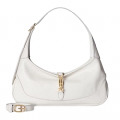 Gucci Women Jackie Slim small shoulder bag white leather 863137 AAGDJ 9214