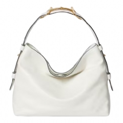 Gucci Women Gucci Beatrix medium tote bag white leather 850926 AAFK4 9050